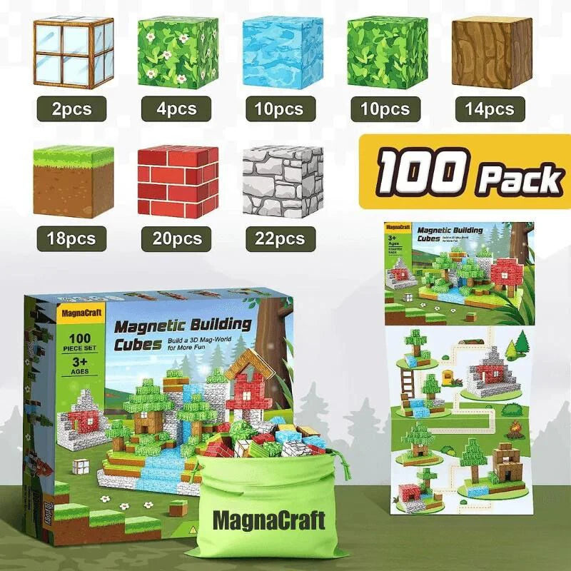 Juego Educativo Montessori de Minecraft – 100 Piezas