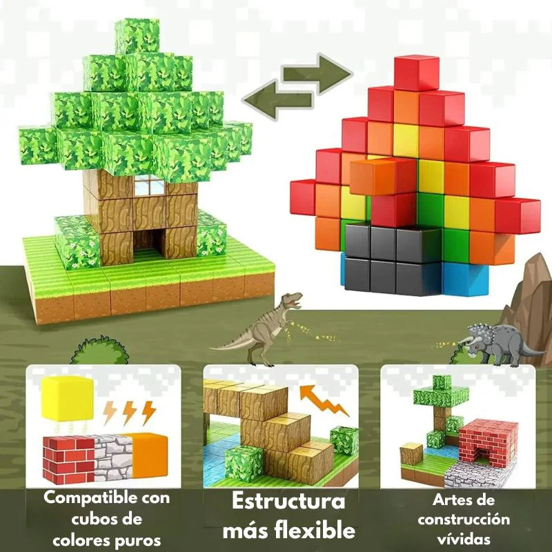 Juego Educativo Montessori de Minecraft – 100 Piezas